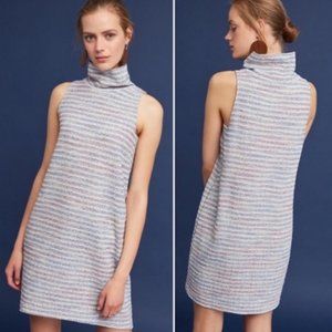 Akemi + Kin Speckled Sleeveless Turtleneck Mini Dress S